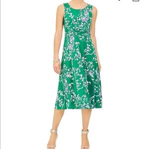 Jessica Howard sleeveless ruched waistband dress 12